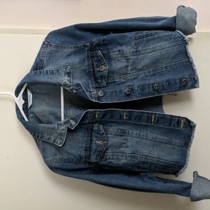 Denim cropped jacket - New